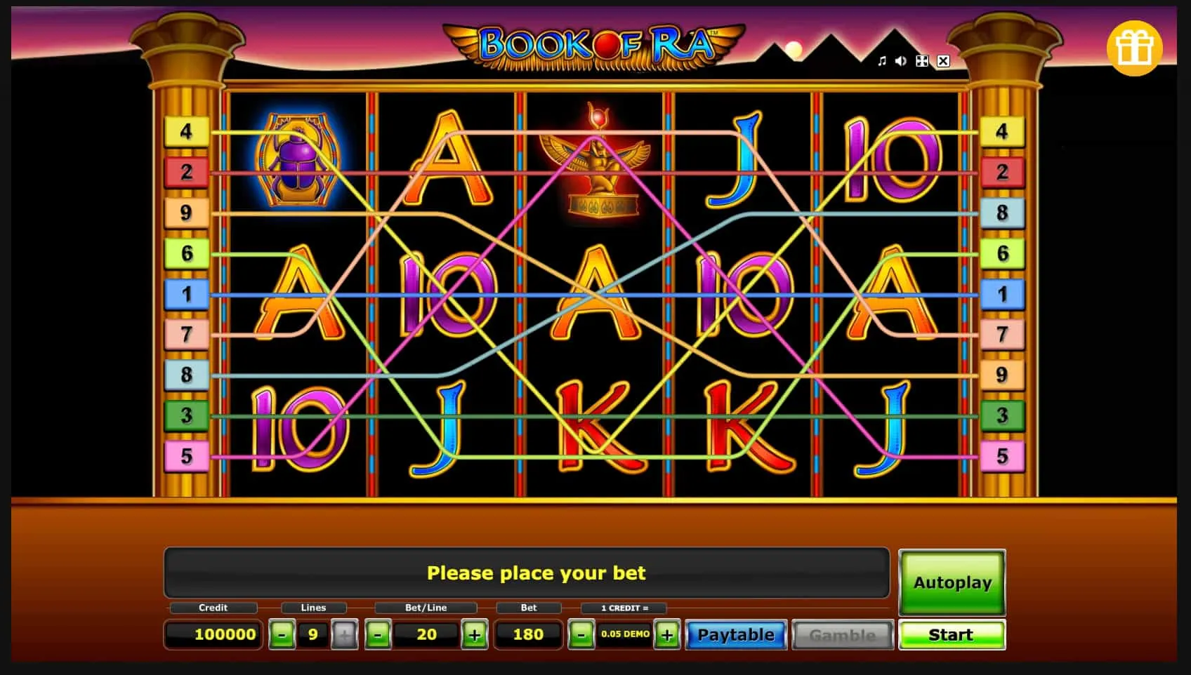 Calcolo Operativo del Bankroll per Book of Ra Deluxe